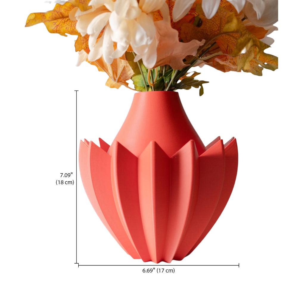 3Dプリントのクリエイティブな花瓶（Makio） 