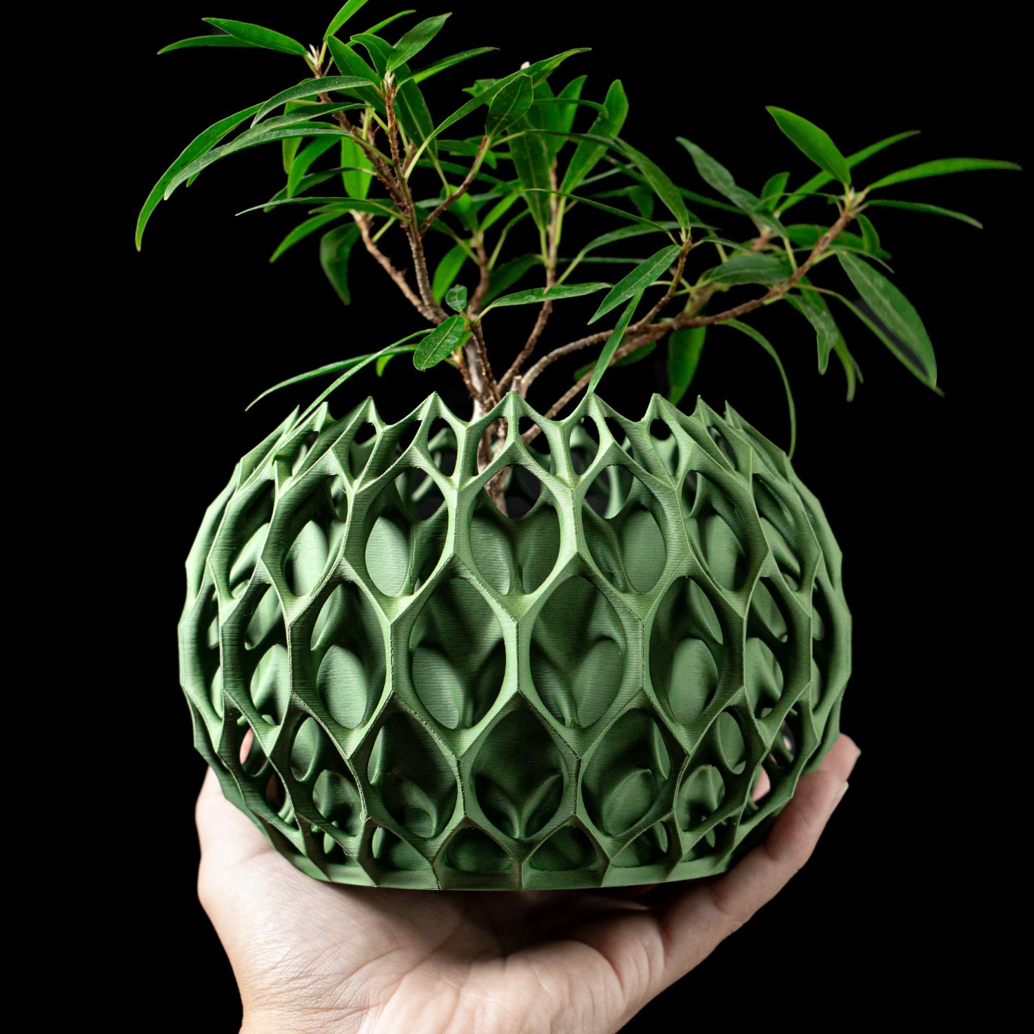 モダンミニマリスト3Dプリント植木鉢（インベーダー） 