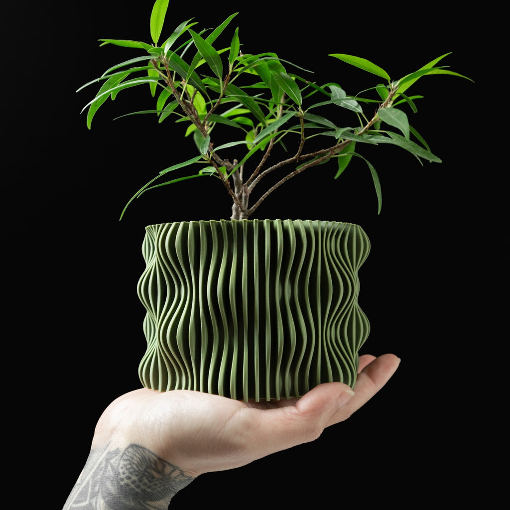 モダンミニマリスト3Dプリント植木鉢（Muxel） 