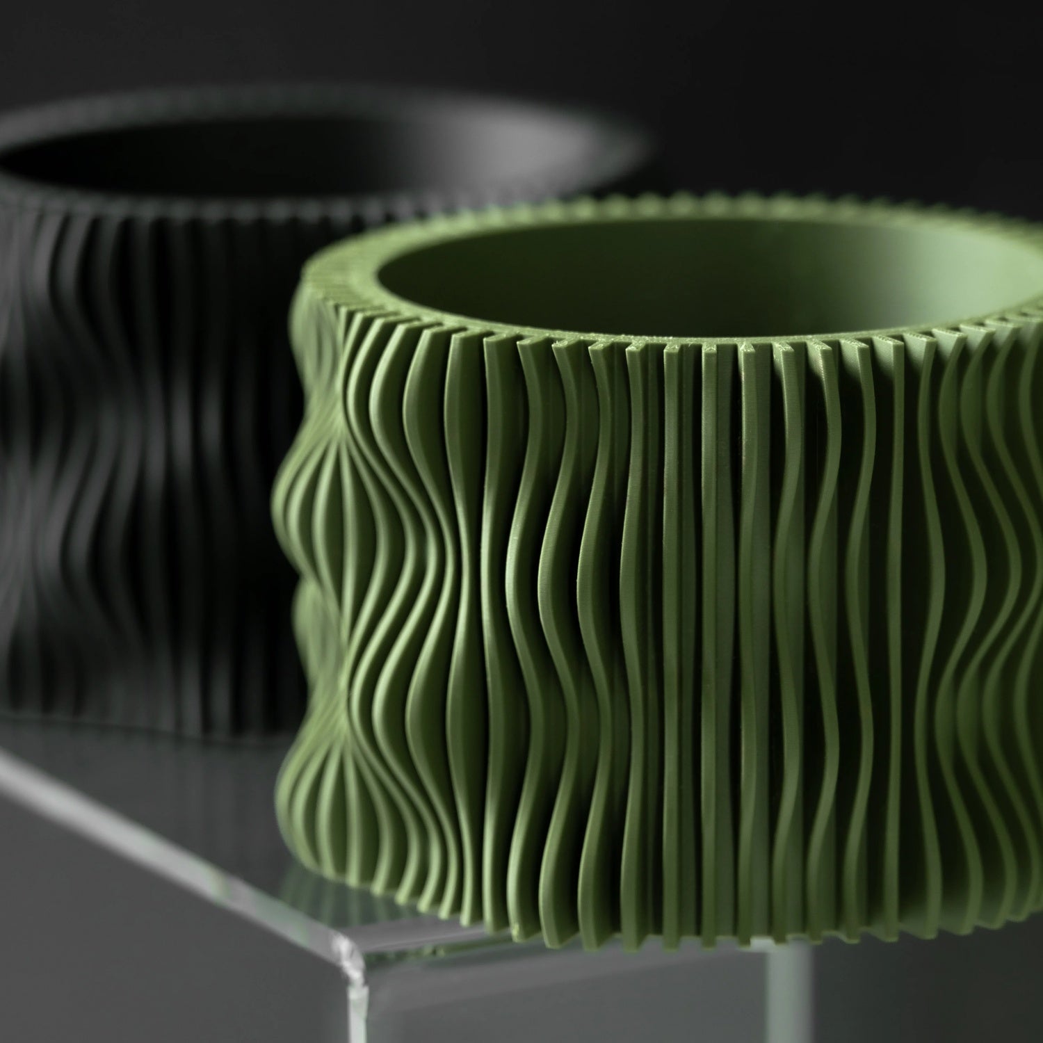 モダンミニマリスト3Dプリント植木鉢（Muxel） 