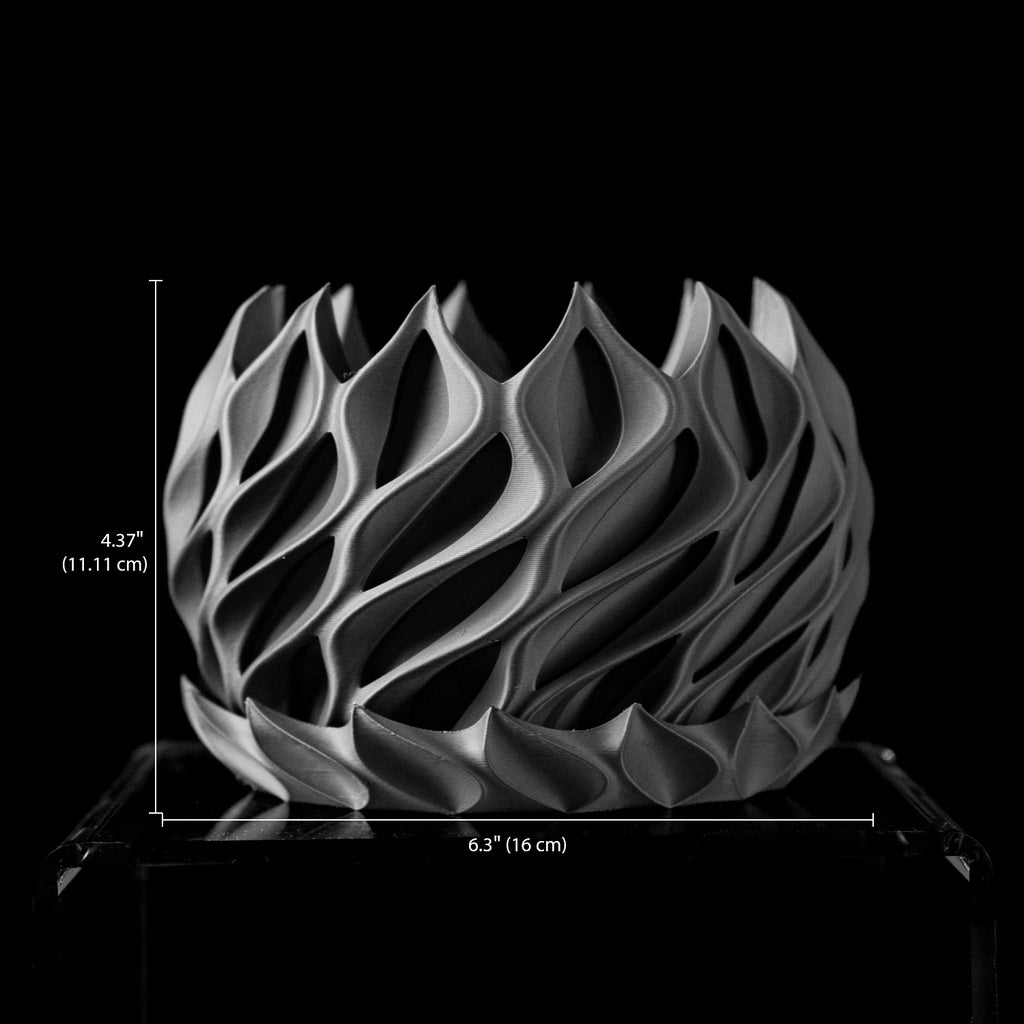 モダンミニマリスト 3D プリント植木鉢（ツイスト） 