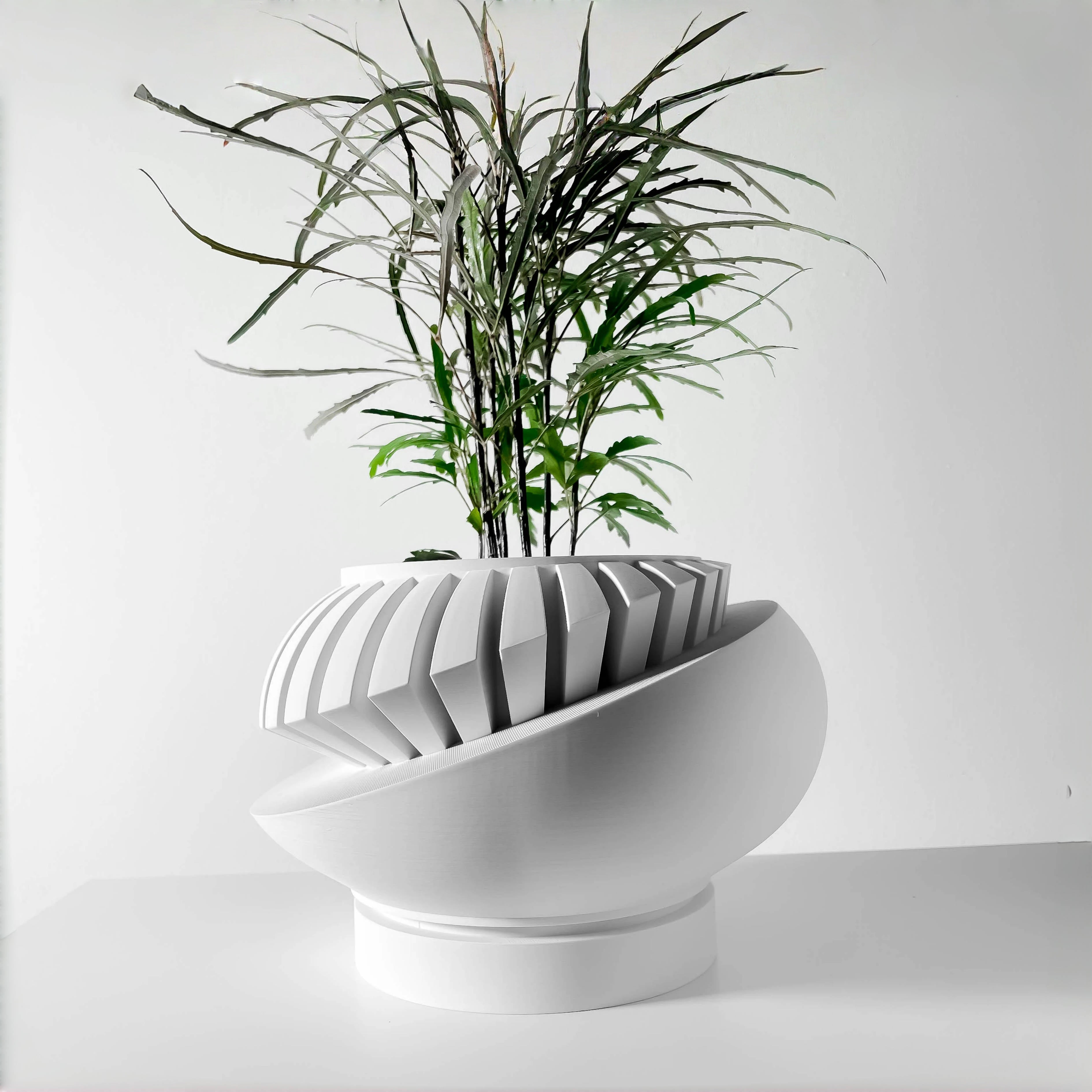 モダンミニマリスト 3D プリント植木鉢 (Luxar) 