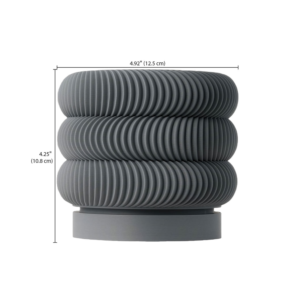 モダンミニマリスト3Dプリント植木鉢（Maro） 