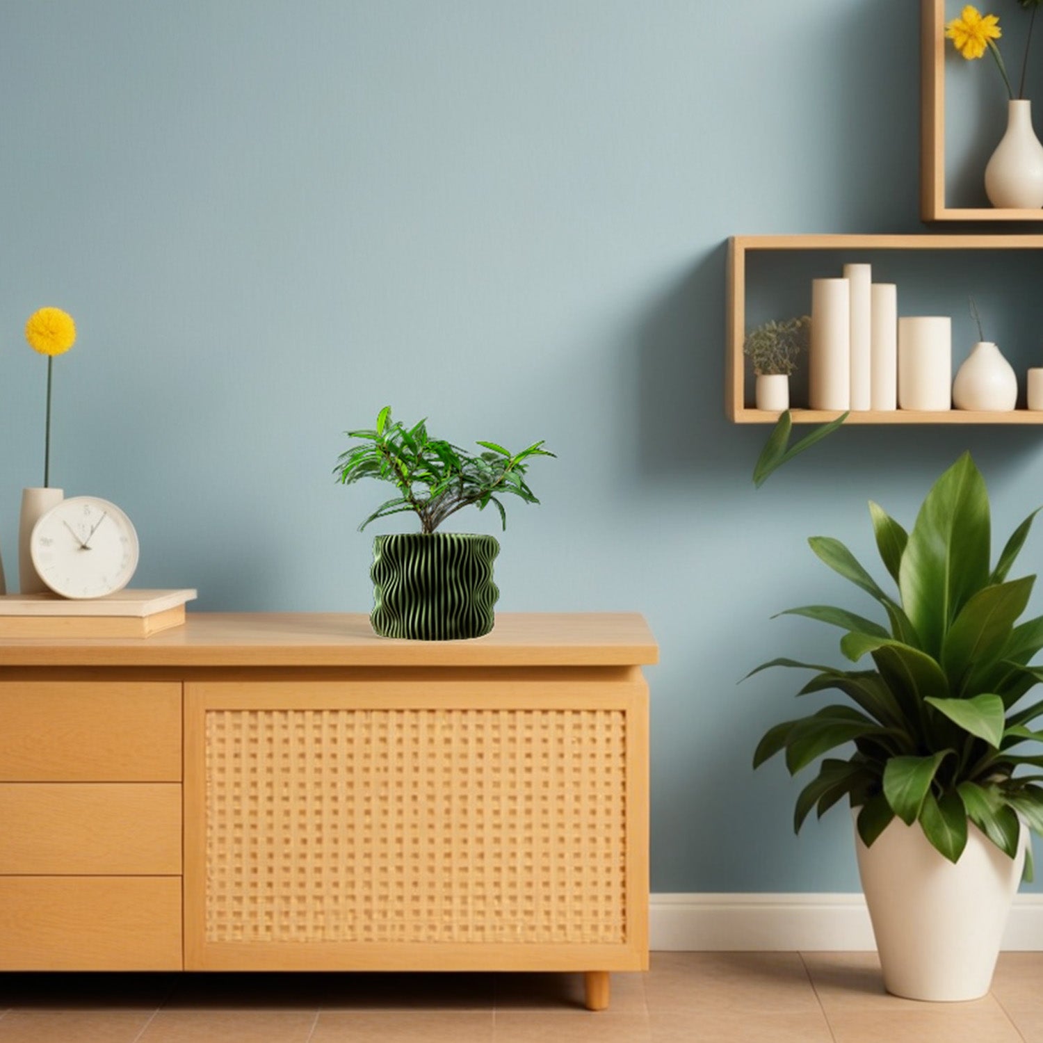 モダンミニマリスト3Dプリント植木鉢（Muxel） 